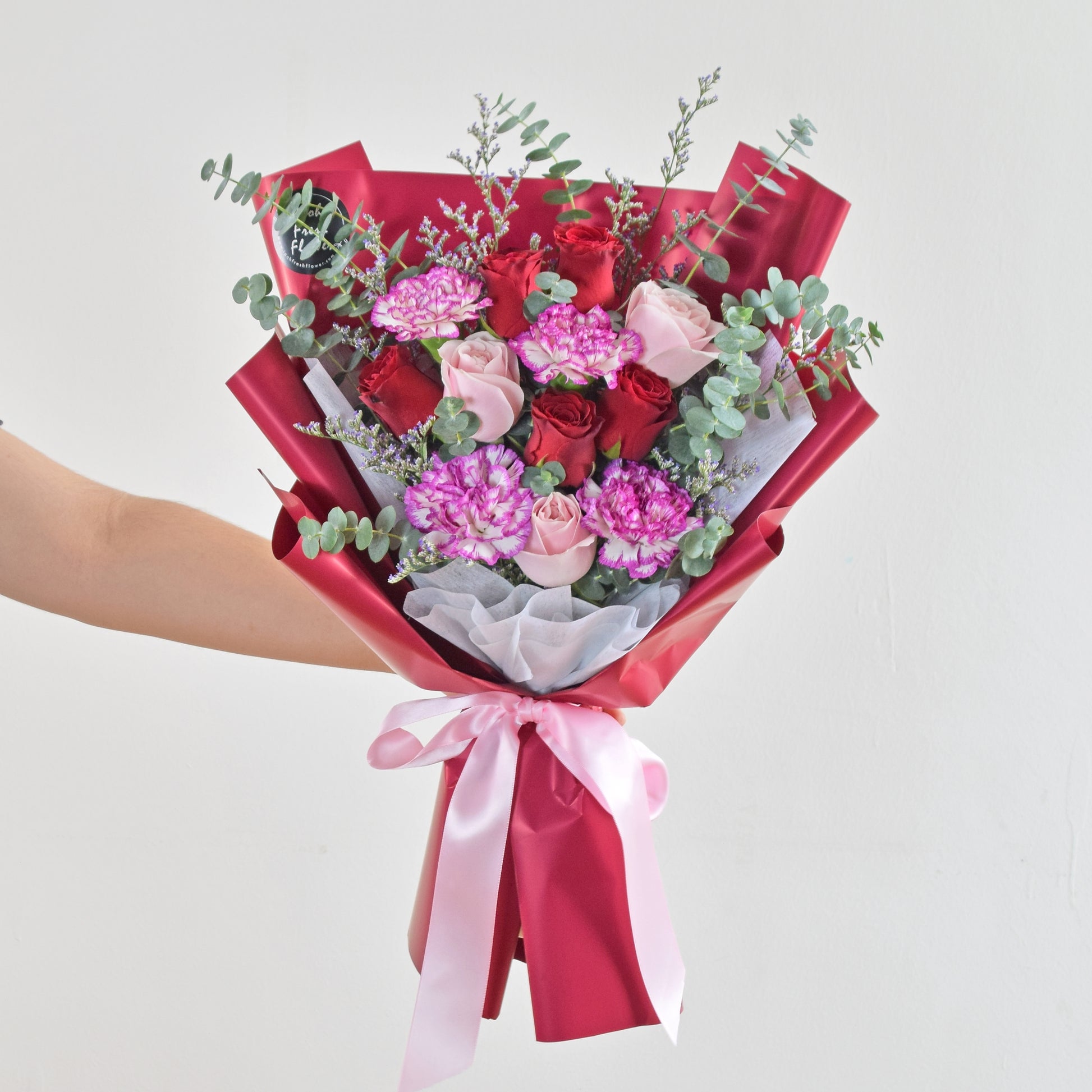 Amber| Carnation Fresh Flower Bouquet| Same Day Delivery