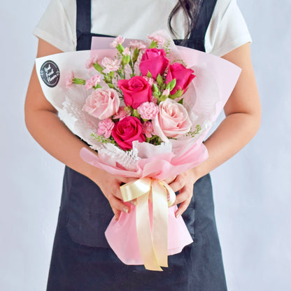 Ariana| Qixi Special Valentine's Bouquet| Fresh Flower Same Day Delivery