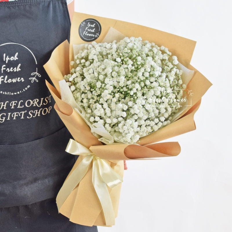 Bella Baby Breath Bouquet | Everlasting Flower Bouquet| Same Day Delivery