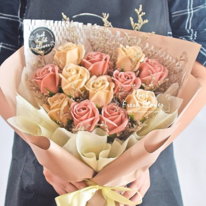 Cappuccino (Soap Flowers)