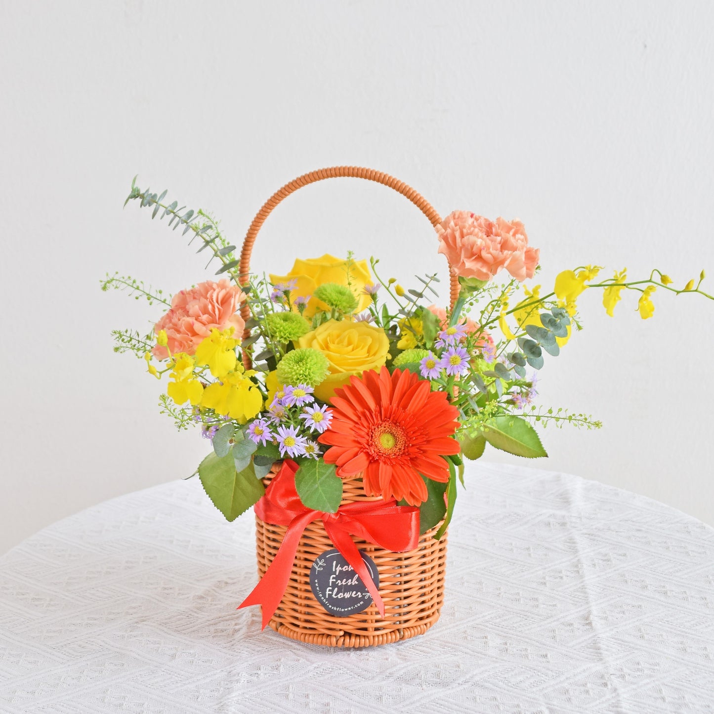 Caludia| Fresh Flower Basket| Same Day Free Delivery