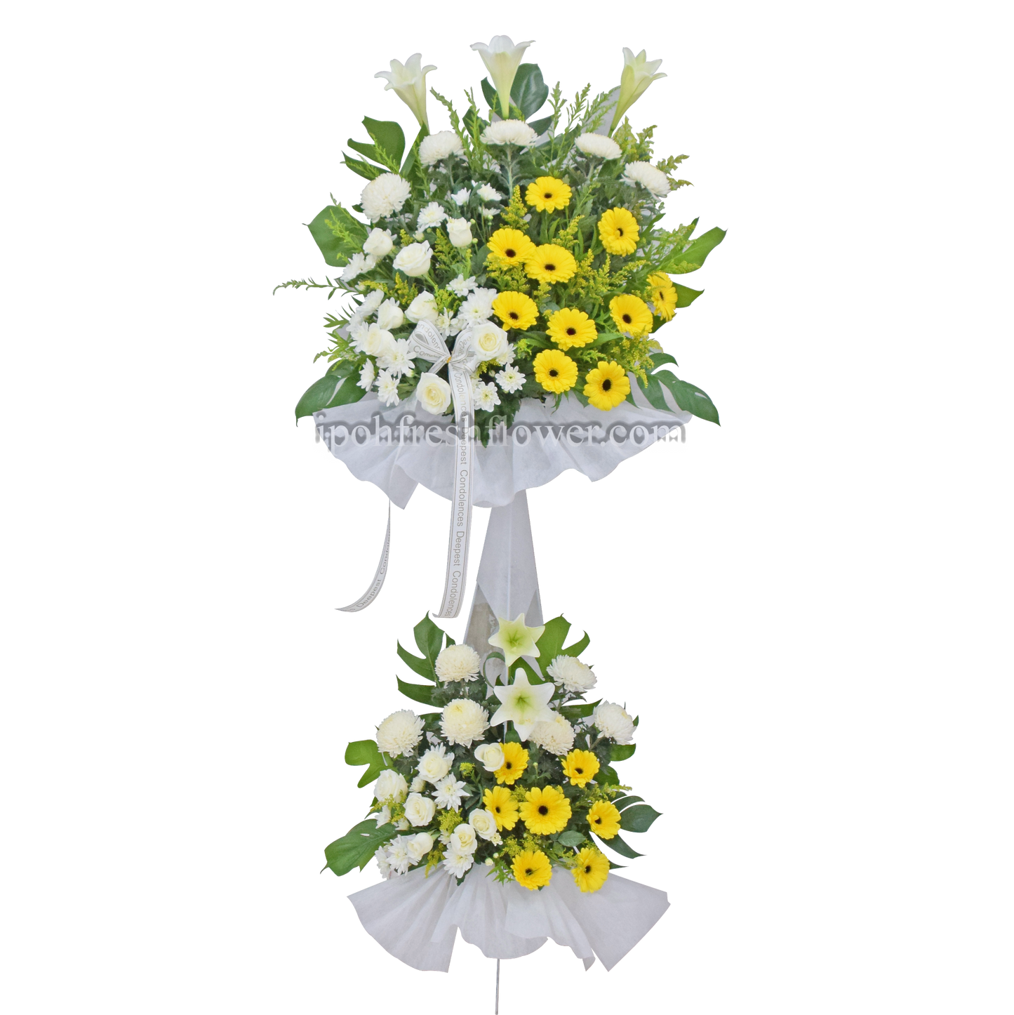 Condolence Wreaths & Funeral Flower Stand D2| Free Delivery