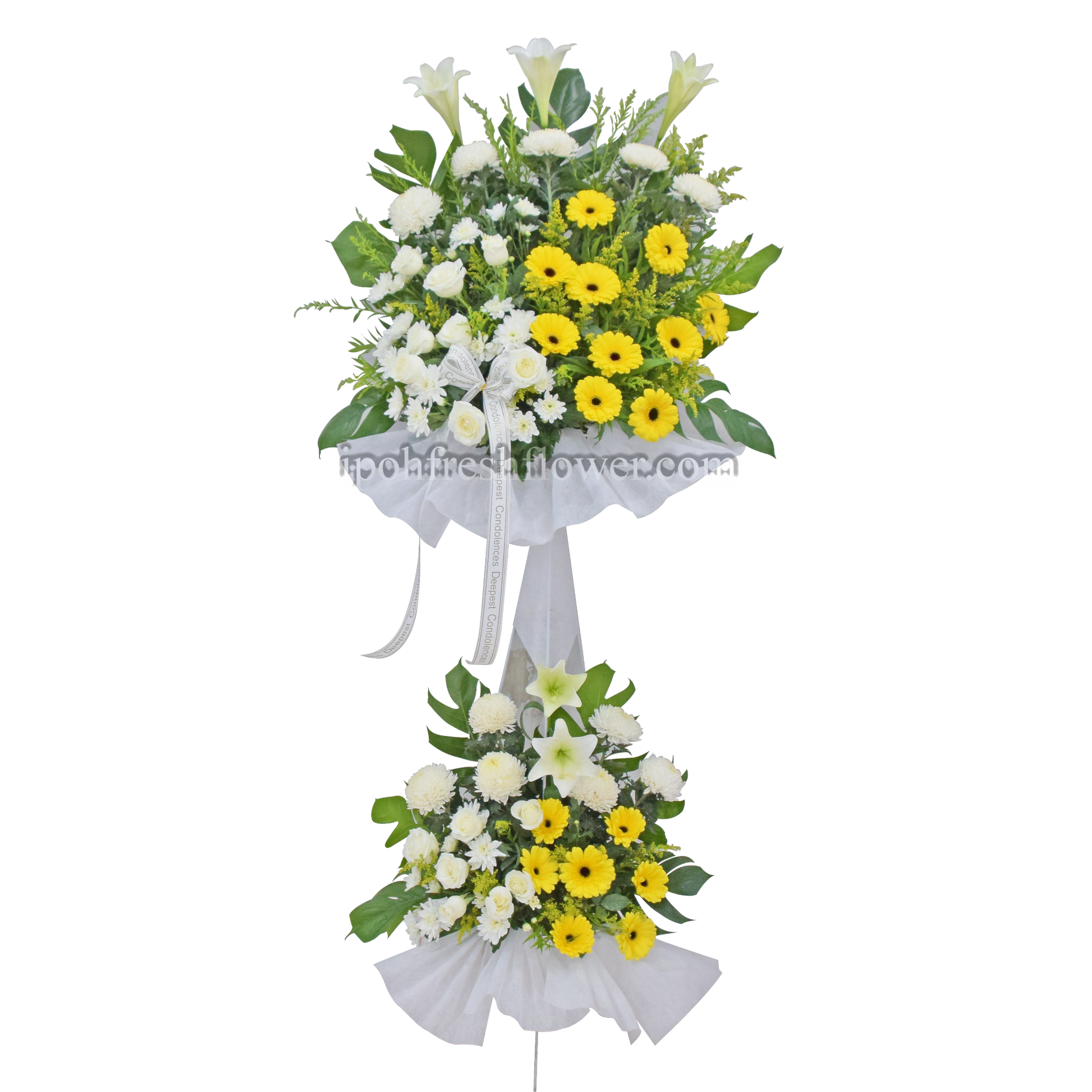 Condolence Wreaths & Funeral Flower Stand D2| Free Delivery