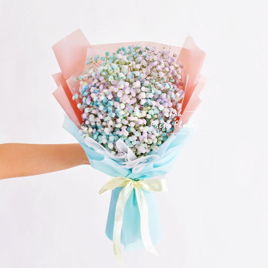 Dosia| Valentine Baby Breath Bouquet| Same Day Delivery