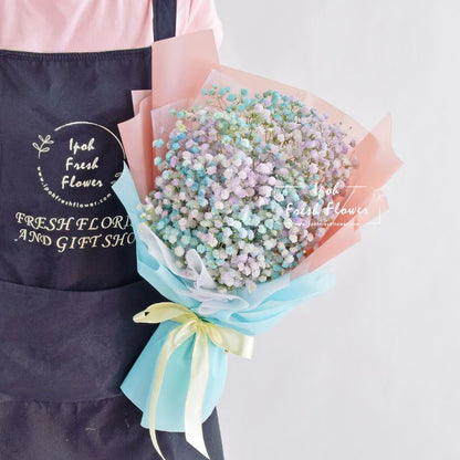 Dosia| Valentine Baby Breath Bouquet| Same Day Delivery