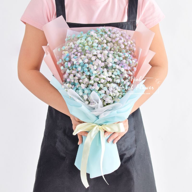 Dosia| Valentine Baby Breath Bouquet| Same Day Delivery