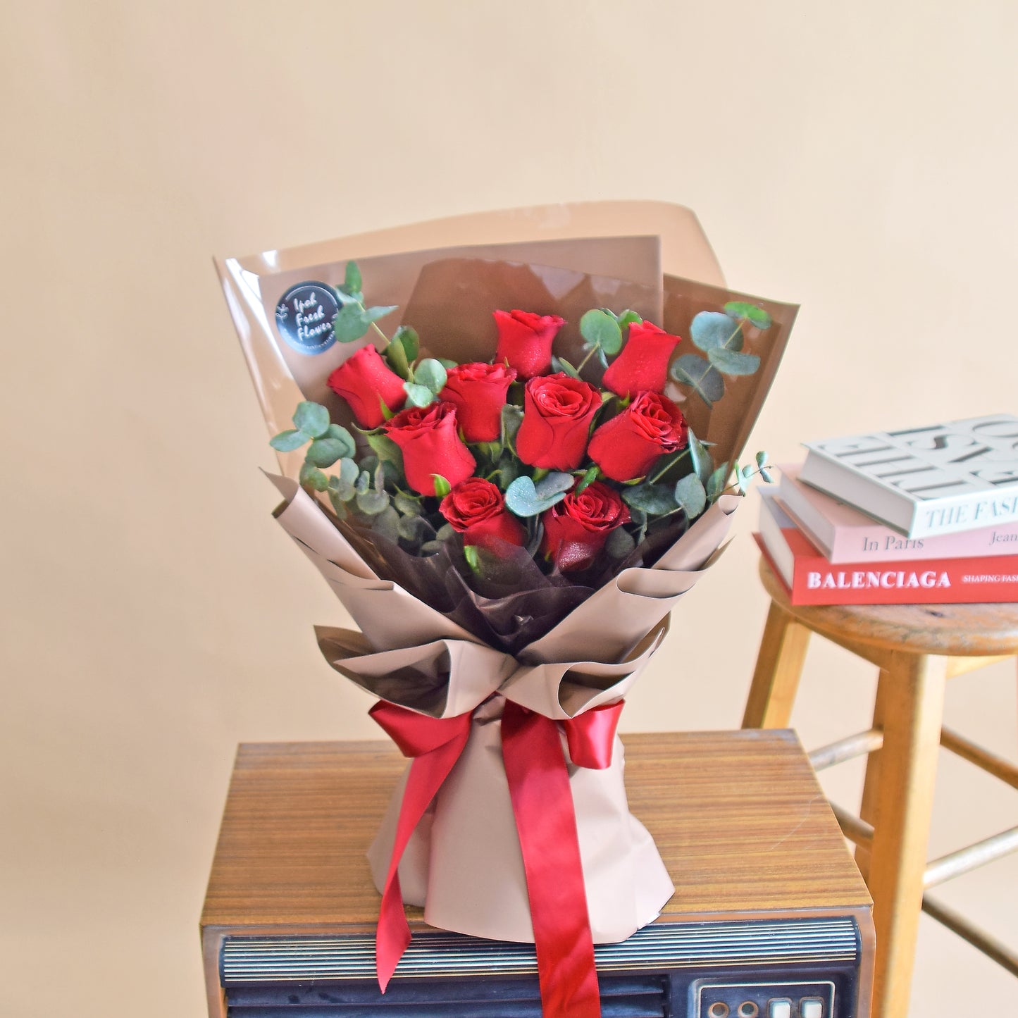 Forever Yours| Red Roses Bouquet| Fresh Flower Same Day Delivery