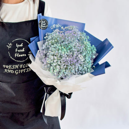 Galaxy Baby Breath Bouquet| Everlasting flower| Same Day Delivery