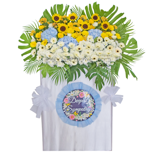 Grand Farewell| Condolence Wreaths| Same Day Free Delivery