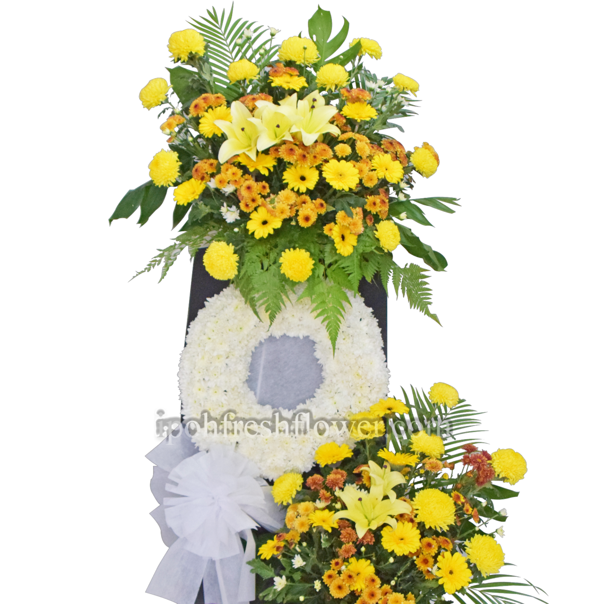 Honor and Harmony| Premium Condolence Flower Stand| Same Day Free Delivery