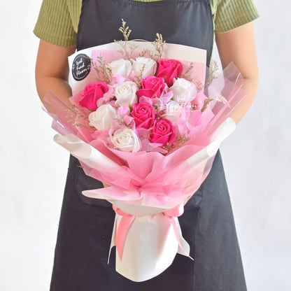 Hot Romance| Soap Flowers Bouquet| Same Day Delivery