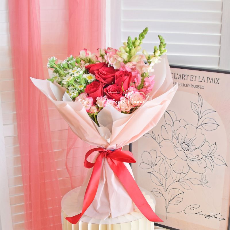 J'adore| Valentine's Fresh Flower Bouquet| Same Day Delivery