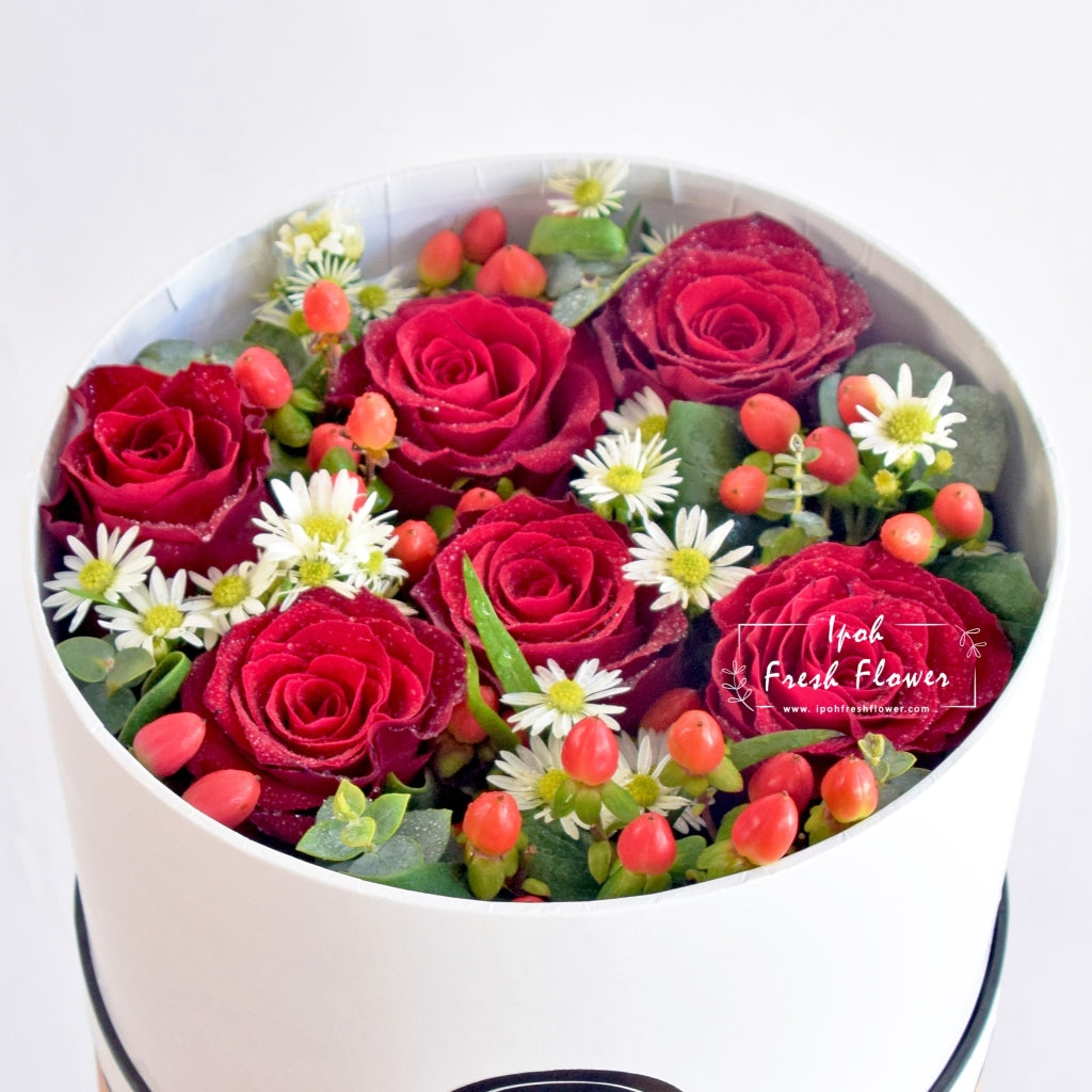 Lamore Flower Box| Fresh Flower Gift Box| Same Day Free Delivery