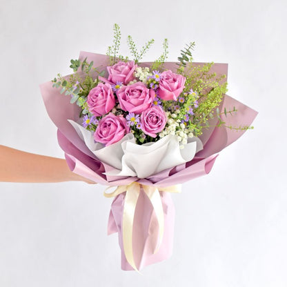 Lavendar Roses| Fresh Flower Bouquet| Same Day Delivery