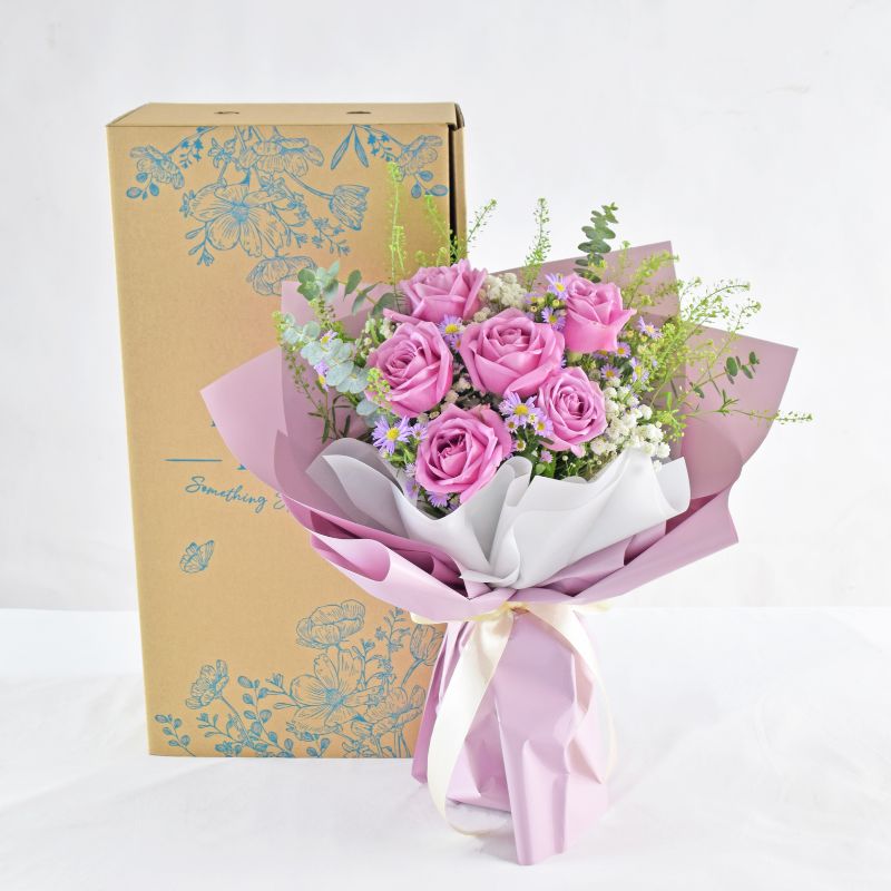 Lavendar Roses| Fresh Flower Bouquet| Same Day Delivery