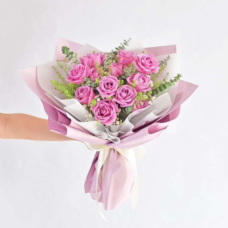 Lavendar Roses| Fresh Flower Bouquet| Same Day Delivery