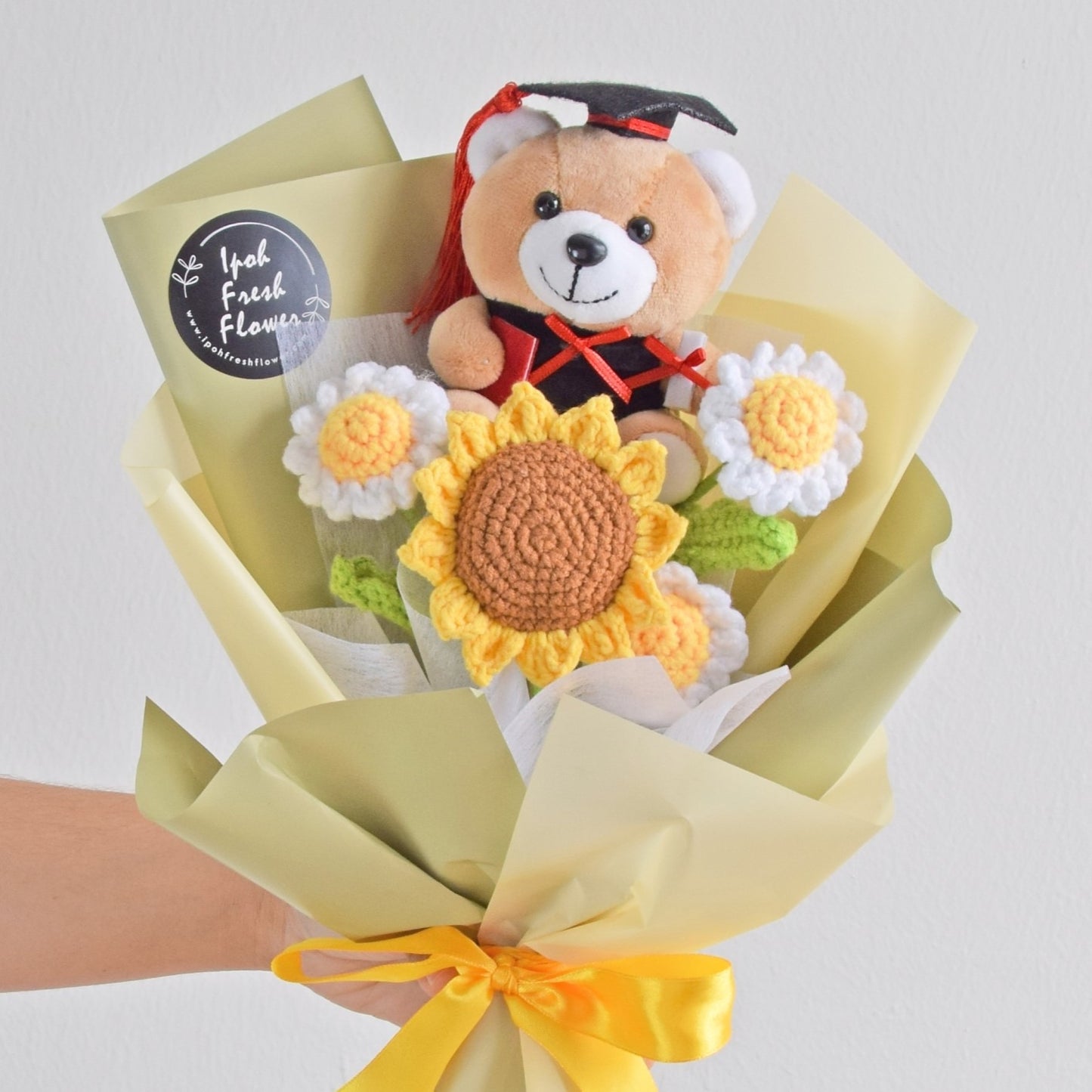 Lil Bloomer Graduation Crochet Flower Bouquet| Graduation Gift Delivery