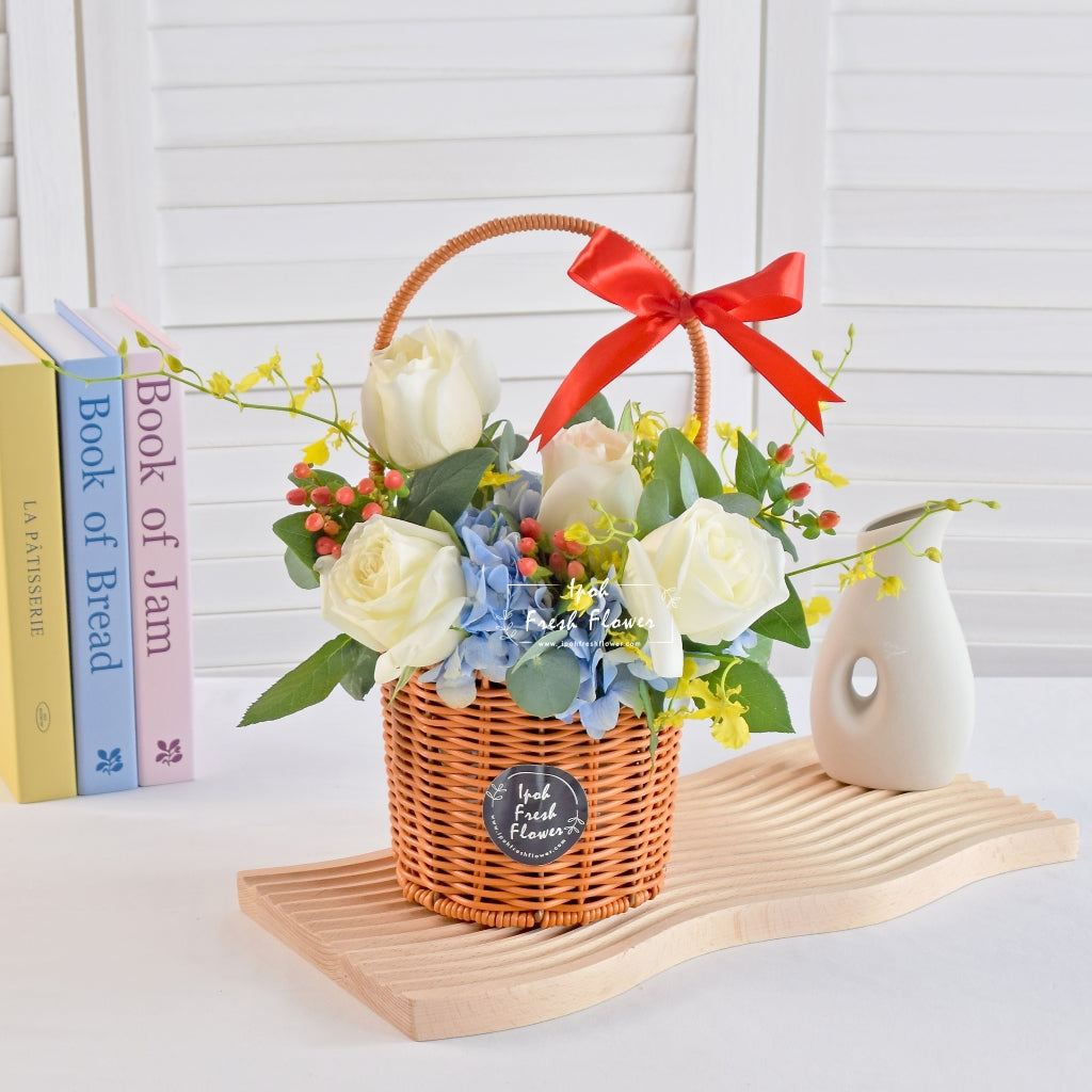 Merrick| Fresh Flower Basket| Same Day Delivery