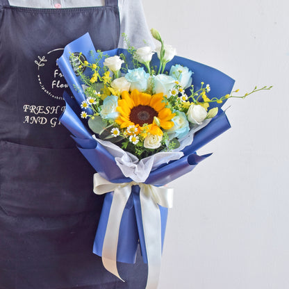 Sunny Love| Father's Day Special Fresh Flower Bouquet| Same Day Delivery