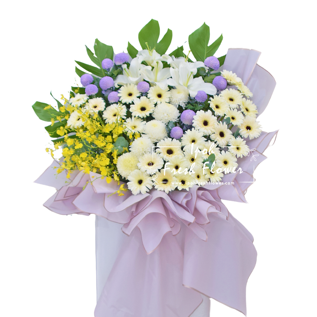 Treasure Memories| Premium Condolence Flower Stand| Same Day Free Delivery