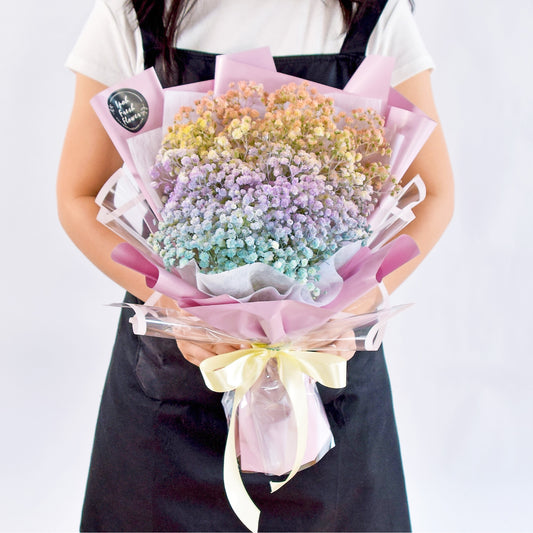 Unicorn Baby Breath Bouquet|Everlasting flower bouquet| Same Day Delivery