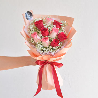 Valerie| Valentine Roses Bouquet| Fresh Flower Delivery