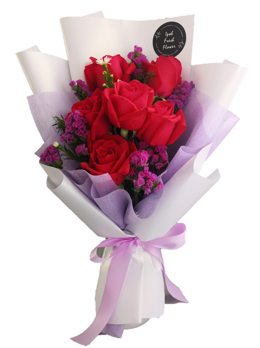 Red Alpha| Red Roses Bouquet| Fresh Flower Delivery