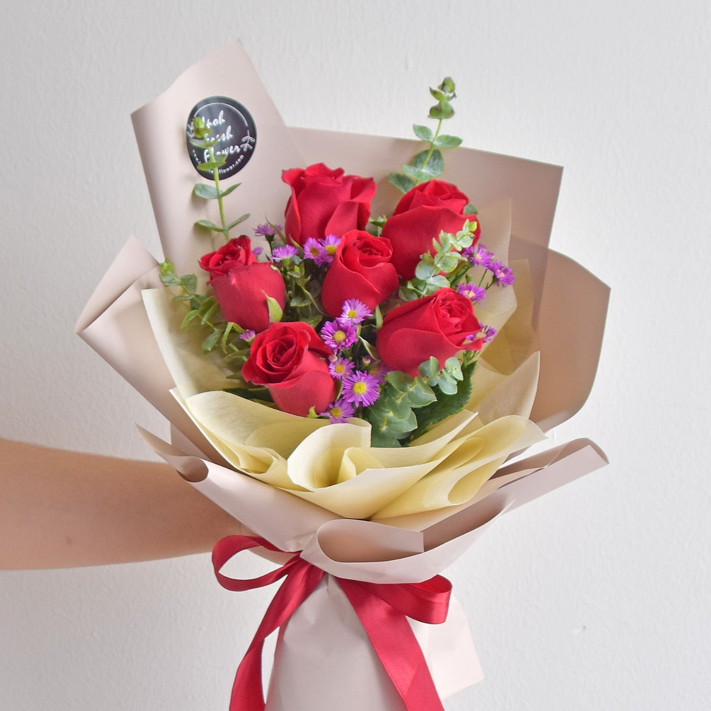 Rubena| Red Roses Bouquet| Fresh Flower Delivery