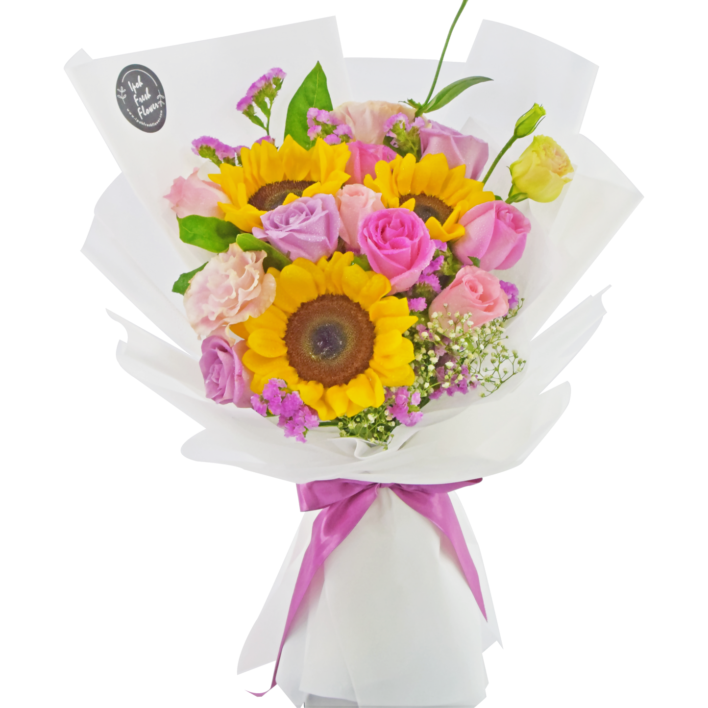 Summer Joy| sunflower & rose bouquet