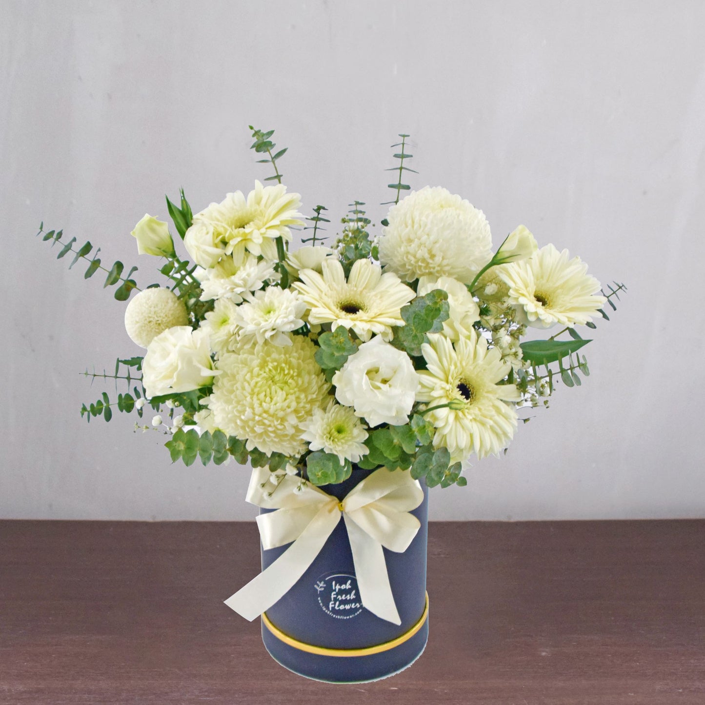 Pure White| Fresh Flower Bloom Box